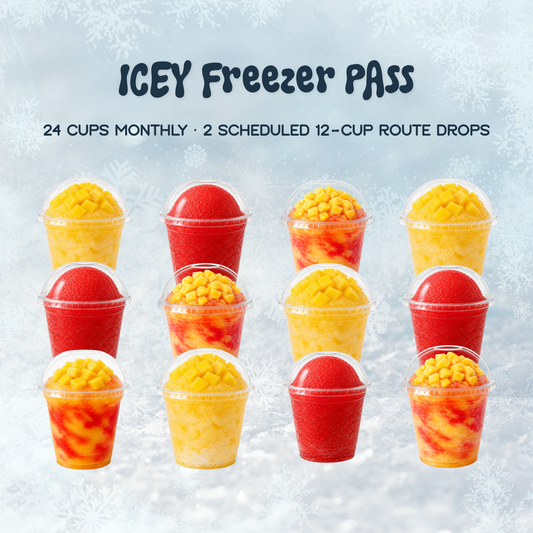 Icey Freezer Route Pass — 24 Cups/month