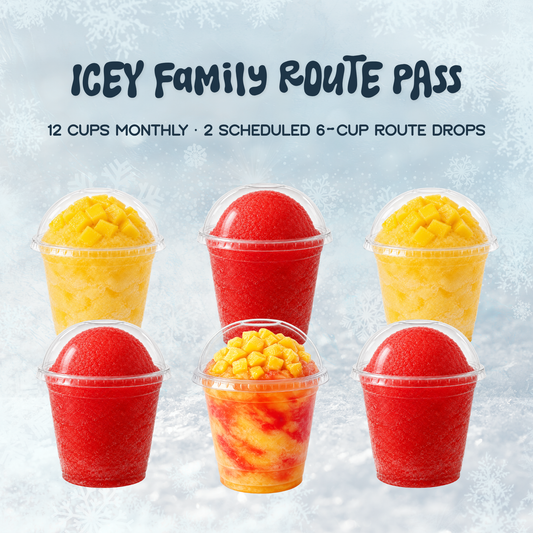 Icey Family Route Pass — 12 Cups/month
