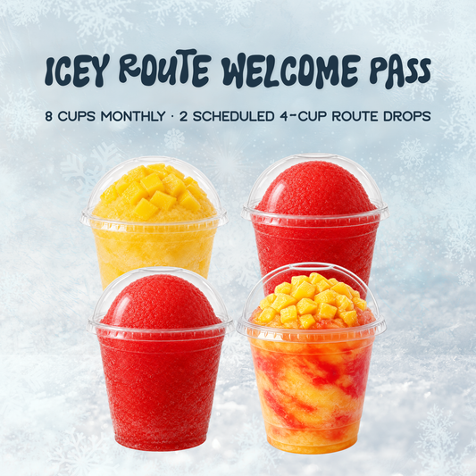Icey Route Welcome Pass — 8 Cups/month